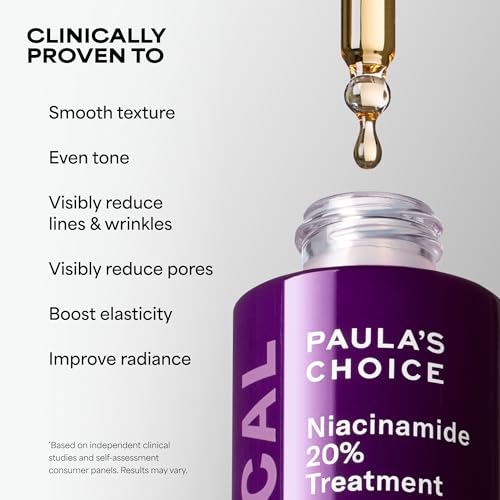 Paula's Choice CLINICAL 20% Niacinamide Vitamin B3 Face Serum, - Product Imagery