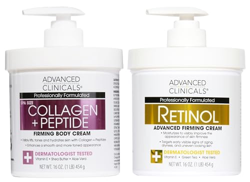 Advanced Clinicals Retinol Cream Collagen Peptides Body - Advanced Clinicals Official Imagery - 1