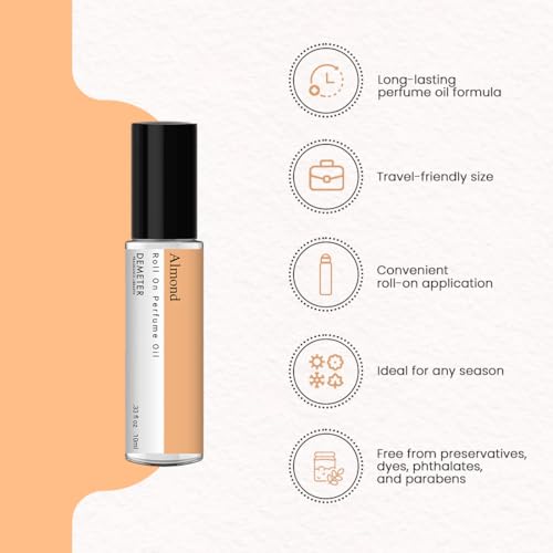 DEMETER Fragrance Library .29 Oz Roll On Perfume Oil - Almond - Product Imagery