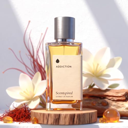 Addiction Unisex Long Lasting Extrait de Parfum Saffron Amber - Product Imagery