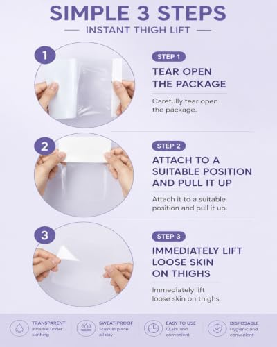 Thigh Care Patch, Transparent Beauty Patch for Daily Skin Care - Product Imagery