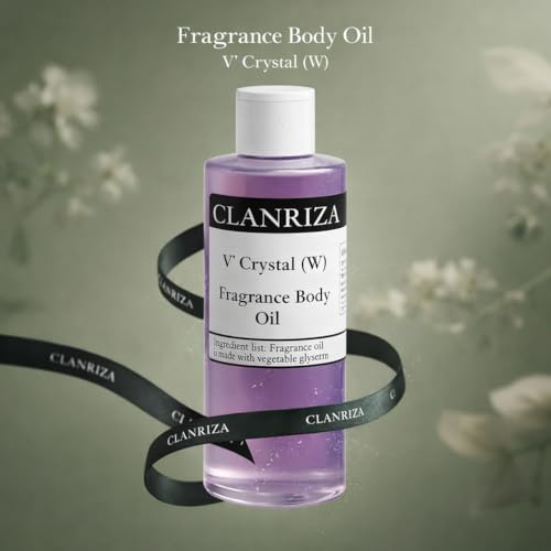 1 Fl Oz V' Crystal Natural Fragrance Body Oil For Women - Product Imagery