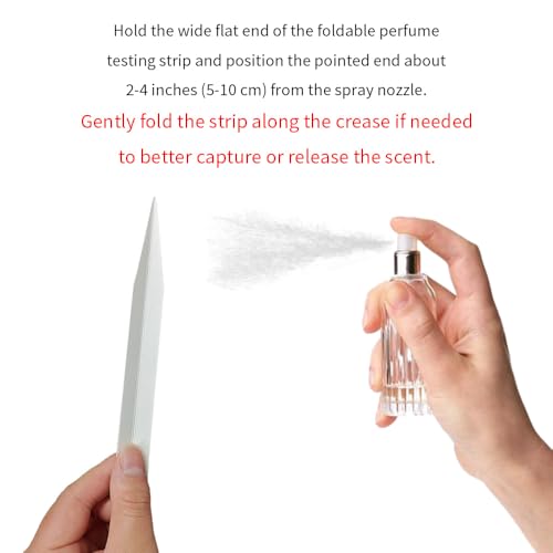 100 Pcs Perfume Tester Strips White Fragrance Blotter Test - Product Imagery