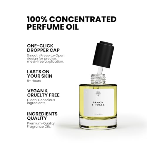 Peach & Pulse perfumes for women EAU DE PARFUM Alcohol free - Product Imagery