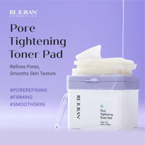 REJURAN Pore Tightening Toner Pads, PDRx 3% & c-PDRN®, 60 Pads, - Product Imagery