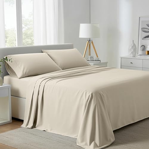 Carressa Linen 100% Egyptian Cotton King Size Sheets Set - 800 - Product Imagery