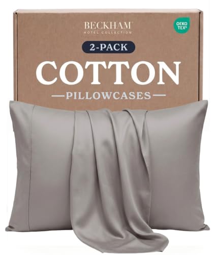 Beckham Hotel Collection Queen Pillow Cases Set of 2, Cool Touch - Product Imagery
