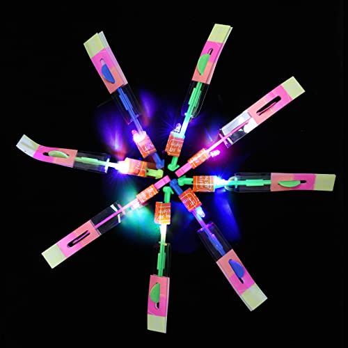 lpvoqpth 25 Sets LED Flying Set, 25 Slingshot+25 Glow - Product Imagery