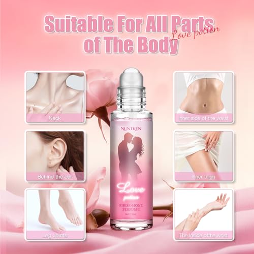 Pheromones Perfumes for Women, Long Lasting Roll On Fragrance - Product Imagery