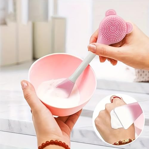 6‑Piece Facial Care Tool Set, Deep Cleansing SPA Mask Brushes & - Product Imagery