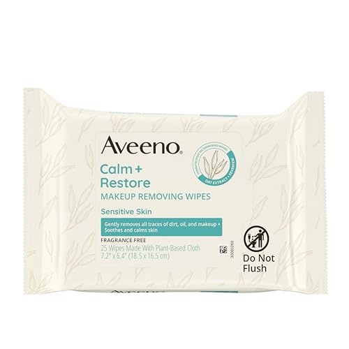 Elefair Tech Aveeno Calm + Restore Unscented Makeup Remover Wipes, Alcohol - - Elefair Tech Official Product View 1