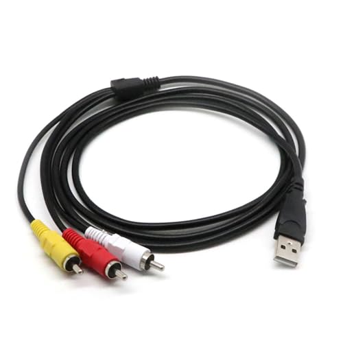 DUOYHIEL USB to RCA Cable, 5ft USB Male to RCA Male Jack Splitter by DUOYHIEL - Angle View 1