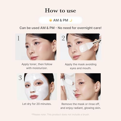 medicube Wrapping Mask Collagen Glazed Milky Glow - Daytime Peel  - Product Imagery