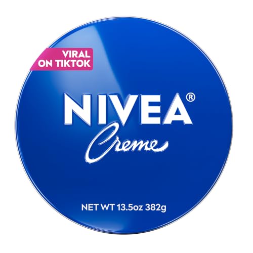 NIVEA Creme Body, Face and Hand Moisturizing Cream, 13.5 Oz Tin - Product Imagery