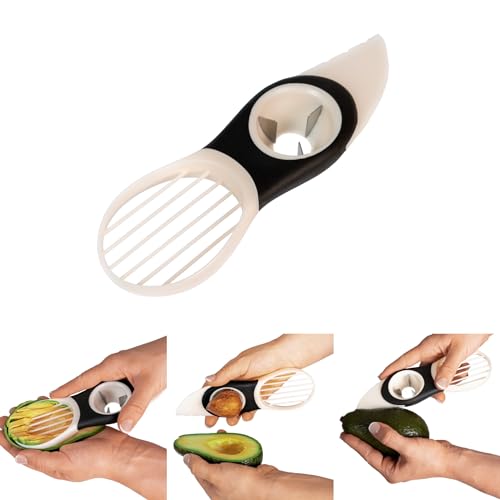Avocado Fruit Slicer Pitter 3 in 1 Banana Dragon Fruit Peach - Product Imagery