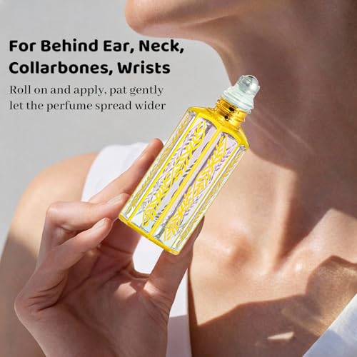 Arabic Perfume for Women, Floral & Fruity Arab Perfume Oil Roll - Product Imagery
