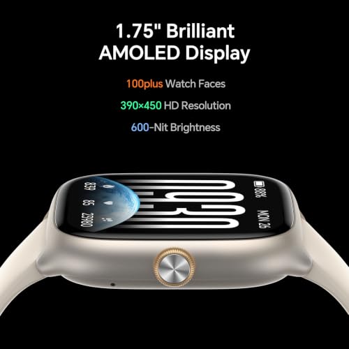 Quican Smart Watch for Women(Answer/Call), AMOLED Fitness Watch - Product Imagery