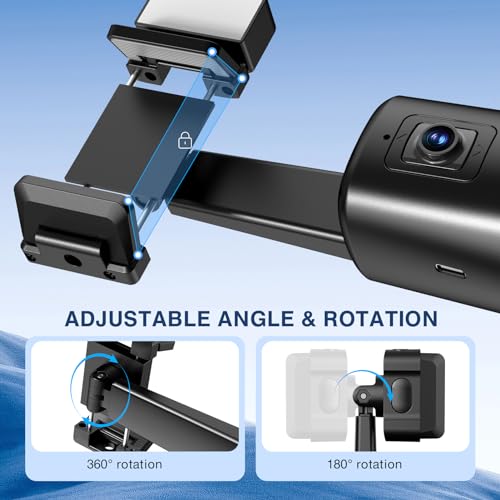 Auto Face Tracking Tripod 360° Rotating Cell Phone Photo and - Product Imagery