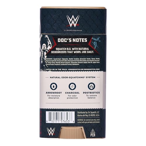 Dr. Squatch WWE Collection - Natural 4 Soap, 2 Deodorant Gift - Product Imagery