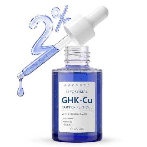 Copper Peptides Serum for Face with Liposomal 2% GHK-Cu, - Product Imagery