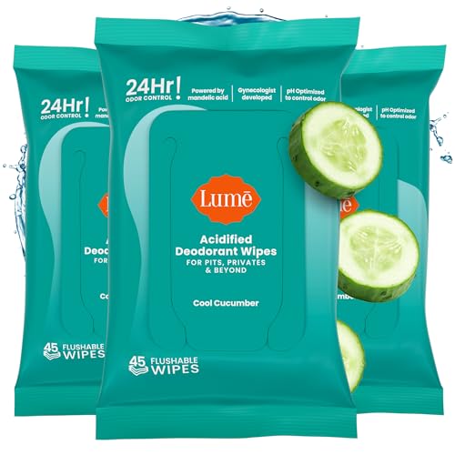 Lume Acidified Deodorant Wipes - Lume Official Imagery - 1