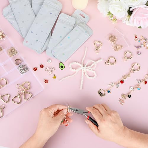 389Pcs Charms Lip Gloss Keychain Making Kit, Charms for Keychain - Product Imagery