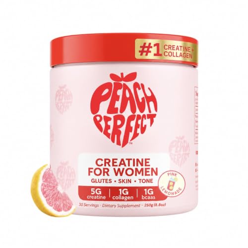 Peach Perfect Creatine for Women – Micronized Creatine - Product Imagery