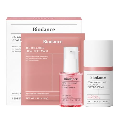 BIODANCE Collagen Trio: Bio Collagen Mask & Collagen Peptide - Product Imagery
