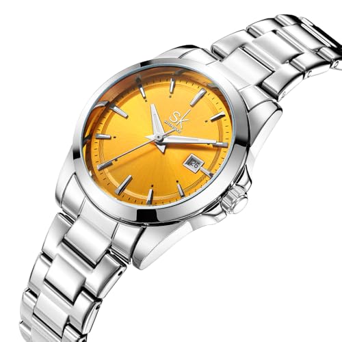SHENGKE Minimalist Fashionable Color Dial Watches for Women - Product Imagery