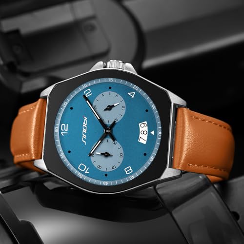 SINOBI Men’s Fashion Business Watch Analog Quartz Waterproof - Product Imagery