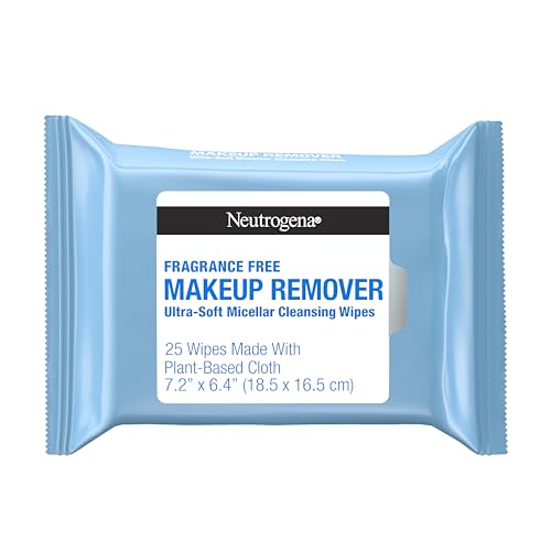 Elefair Tech Neutrogena Makeup Remover Wipes, Fragrance - Free & 25 Ct - Elefair Tech Official Product View 1