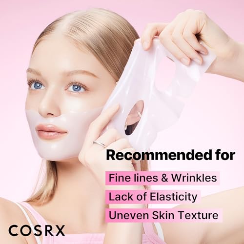 COSRX Pink Peptides Collagen Lifting Glow Hydrogel Face Masks... - Product Imagery