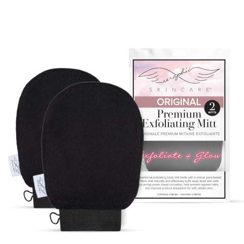 Original Premium Exfoliating Gloves for Body 2pc - Body Scrubber - Product Imagery