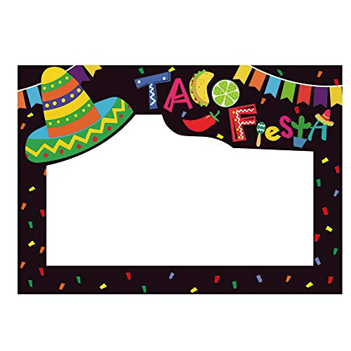 SWYOUN Cinco de Mayo Taco Fiesta Photo Booth Props Mexican Party - Product Imagery
