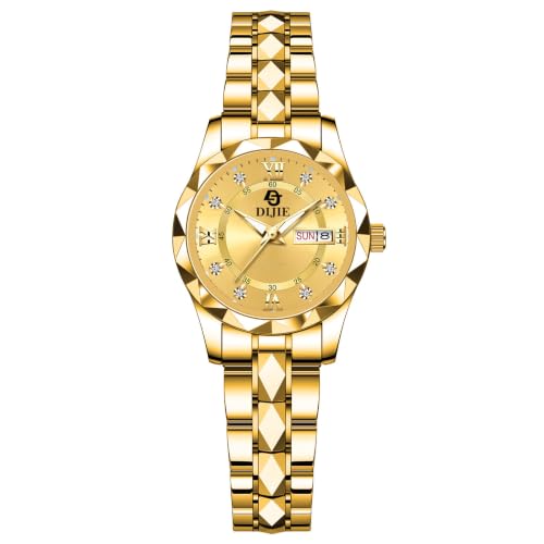 Men Women Stainless Steel Quartz Watch, Business Dress Wrist - Product Imagery
