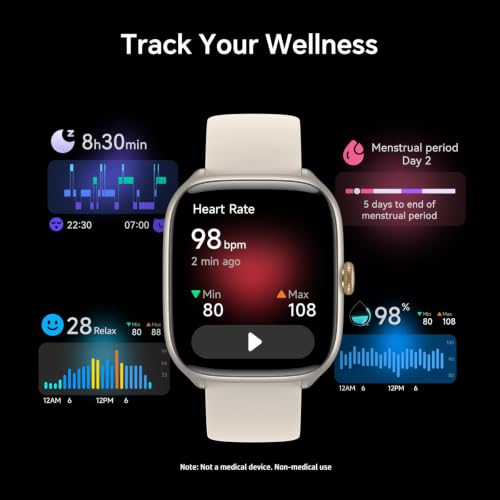 Quican Smart Watch for Women(Answer/Call), AMOLED Fitness Watch - Product Imagery