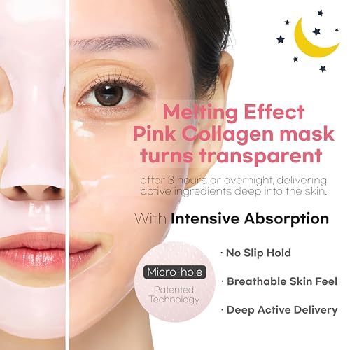 Glassy Hydrogel Face Mask for Glow and Dewy Skin, Deep - Product Imagery