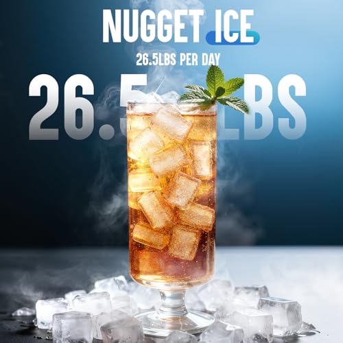INOVIVA Nugget Ice Maker Countertop – 6 Mins Fast Ice - Product Imagery