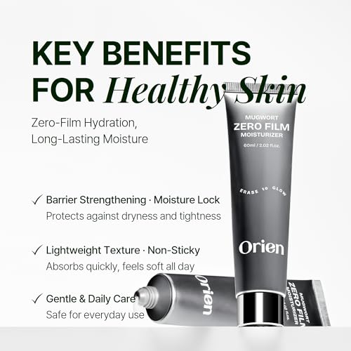 Orien Mugwort Zero Film Moisturizer 60ml Niacinamide 2% - Product Imagery