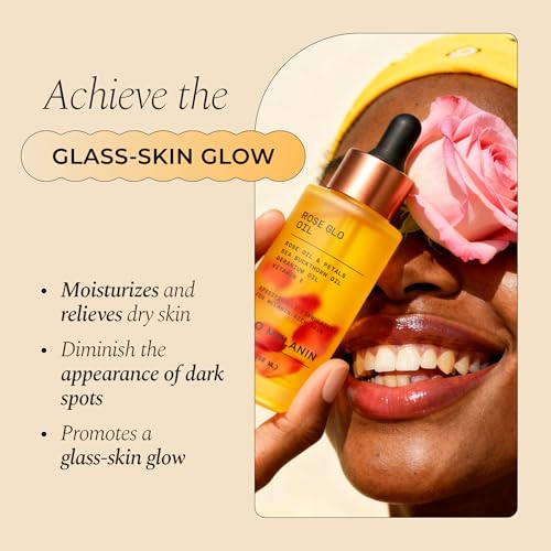 Glo Melanin Rose Glo Oil – Natural Brightening & Soothing Facial - Product Imagery