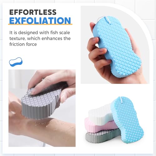 Magic Exfoliating Bath Sponge Body Scrubber, 2025 New Magic - Product Imagery