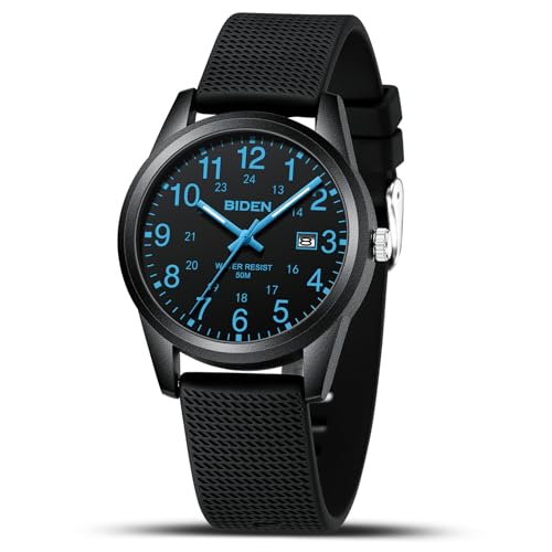 LN LENQIN Mens Watches Analog Quartz Sports Waterproof Watch for - Product Imagery