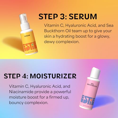 InstaNatural BESTIES BFF Four Step Kit: Skincare Set for Teens - Product Imagery