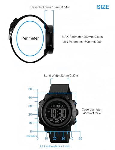 SNE Digital Watch Sports Waterproof Military Back Light Small - Product Imagery