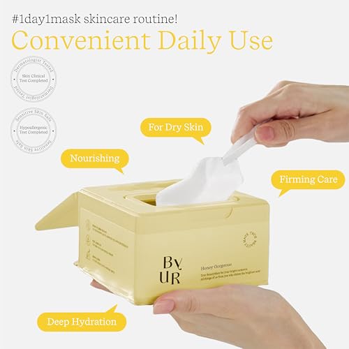 ByUR Honey Gorgeous Daily Aqua Serum Mask (30 Count) Hydrating - Product Imagery