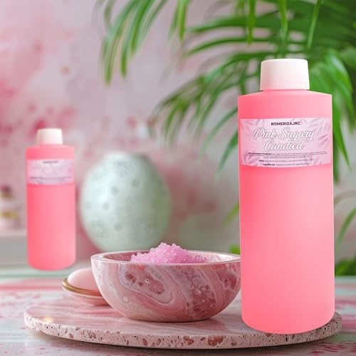 4 Fl Oz Pink Sugary Candied Natural Fragrance Body Oil - Luxury - Product Imagery