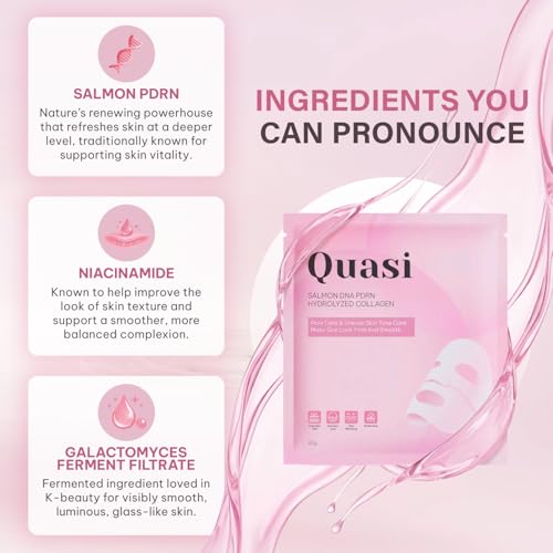 Salmon PDRN Collagen Mask – Korean Skin care Gel Face Mask for - Product Imagery