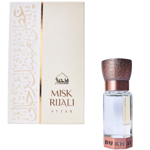 Dukhni Misk Rijali Attar Oil 6ml Musk Perfume Oil|Luxury Islamic - Product Imagery
