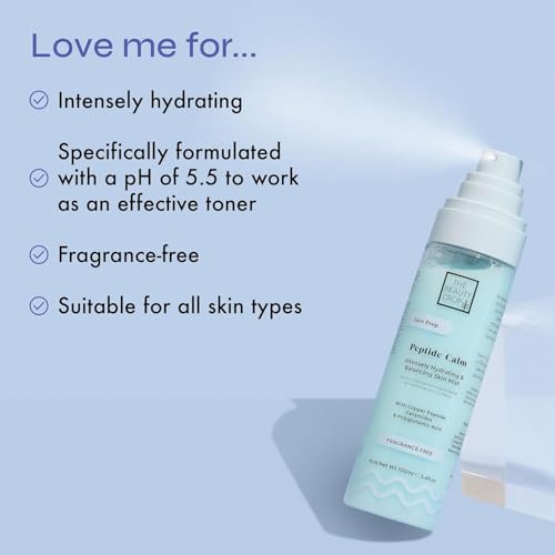 The Beauty Crop Peptide Calm Skin Mist - Hydrating & pH - Product Imagery