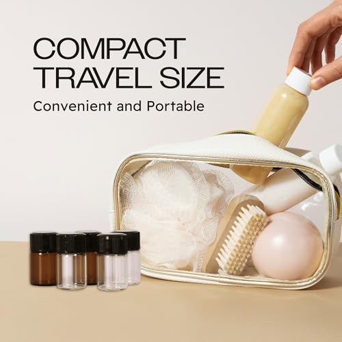 Beauticom 2ML Clear Glass Vial 60 Pieces with Orifice Reducer - Product Imagery